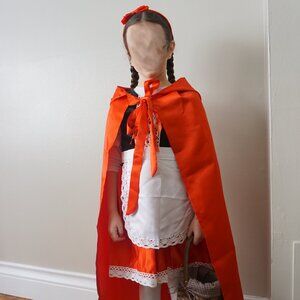 Red Riding Hood Costume Size 5-6